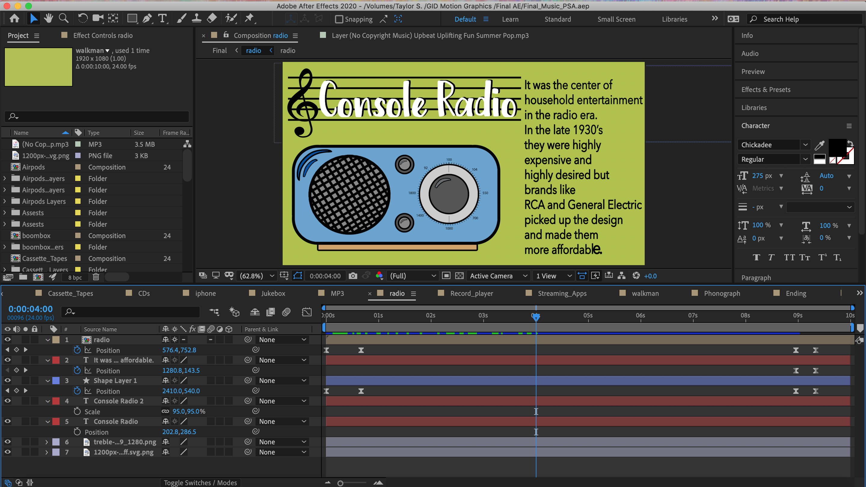 Motion Design & Process